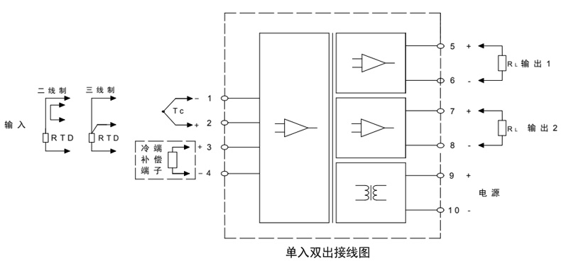 單入雙出接線圖